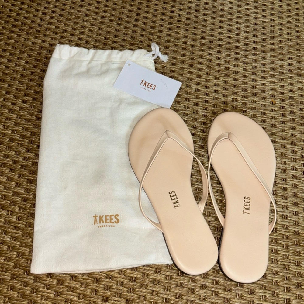 Tkees Lily Nudes Flip Flops Size US 5